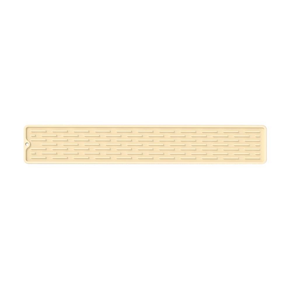 

Countertop Protector Mat Waterproof Cleaning Faucet Splash Catcher Mats Non-slip Kitchen Gadgets for Home Bathroon Accessories жовтий