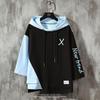 Sommer Kapuzenpullover Dreiviertelarm Herren Trend Koreanische Version des lockeren Fledermaus Kurzarm-T-Shirts Herren Übergröße