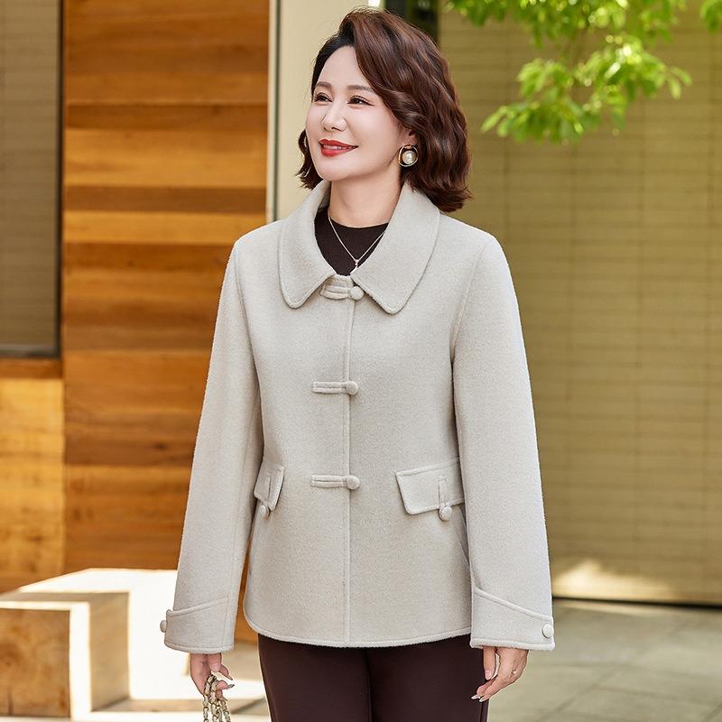 Small Autumn and Winter Double-sided Wool Jacket New Women's Temperament Short Woolen Top