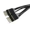 1Pc Dual Control Cable for Power Reset, 9-Pin 1 To 2 Line Splitter Switch for Desktop PC Motherboard