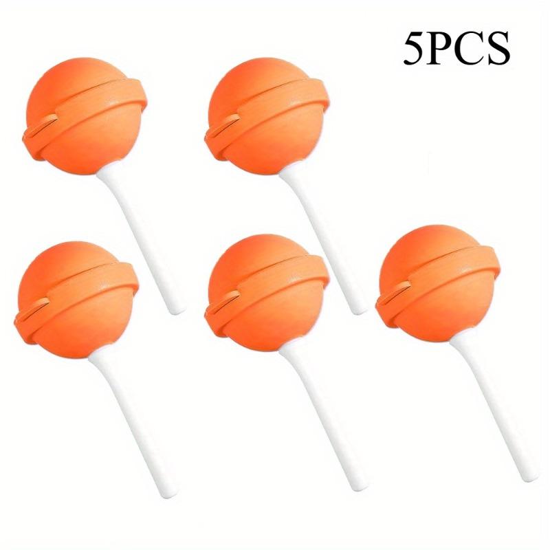 

5PCS Lollipop Molds Silicone Home Ice Baseball DIY Mold Mini Ice Cream BPA Free Whiskey Bar Supplies Maker for Chocolate Dessert оранжевый