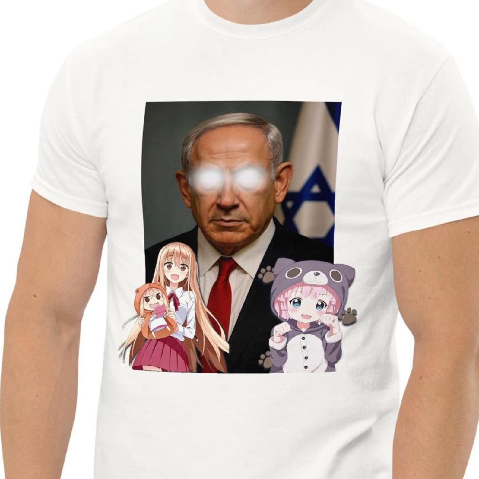 Big Yahu Brainrot T-shirt, Anime Girl Graphic Tee, Unisex Cotton Shirt 4XL