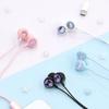 Gourmandise Kuromi Sanrio Characters USB-C Stereo Earphones Remote Control SANG-557KU
