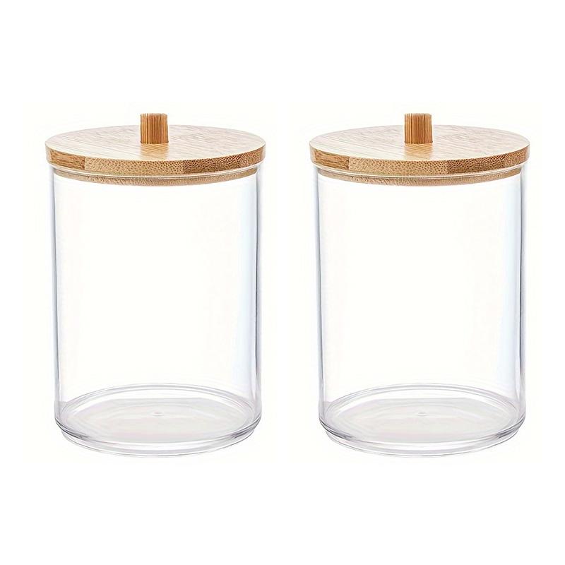 1/2/3PCS Storage Organizer Canister Apothecary Jars with Lid Bathroom Canister Accessories for Home Desktop Snacks Holder Box