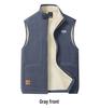 JEEP SPIRIT Fleece-Lined Lambswool Vest Cardigan SS7352
