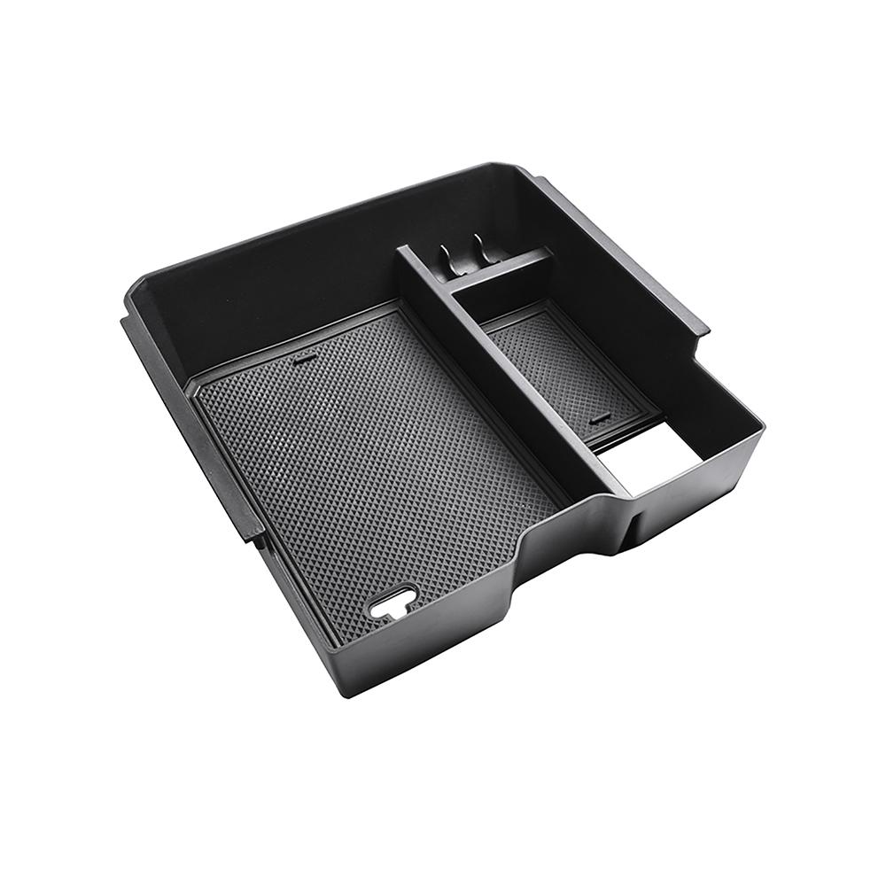 SixthSmoy for 2025 Ford Ranger Center Console Organizer Accessories Armrest Storage Box (Electric Handbrake Version)