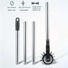 Saw-Tooth Wheeled Manual Lawn Edger With Non-Slip Handle Detachable Gardening Tools Lawn Trimming Tool For Home Lawn Landscaping