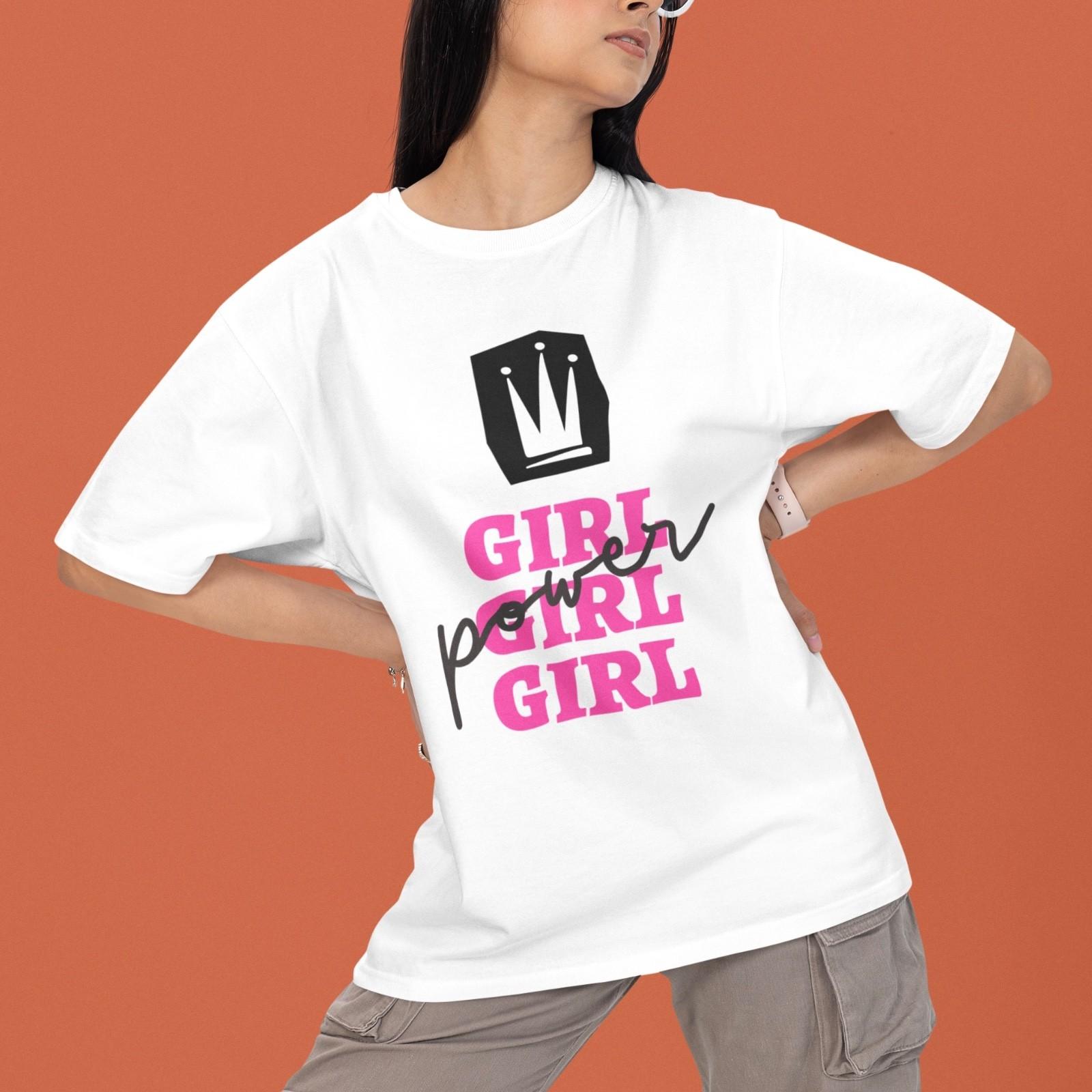 Футболка Empowerment Girl Power Феминистская цитата Графическая футболка Унисекс Повседневный топ Подарок XXL