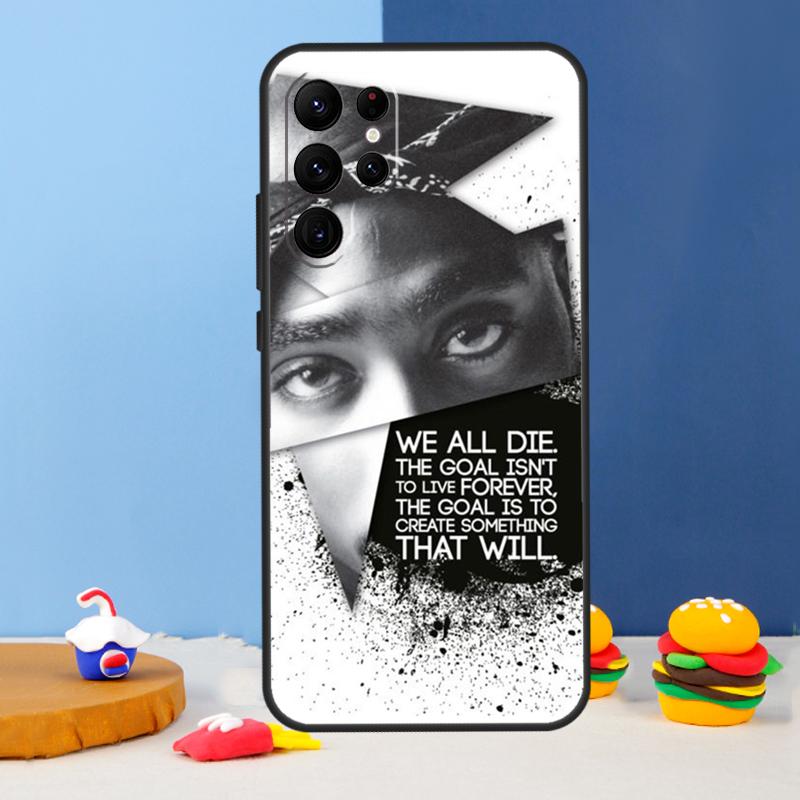Tupac 2pac Shakur Phone Case For Samsung Galaxy S24 S25 Ultra S9 S10 S20 S22 S21 S23 Plus S24 FE Cover Coque