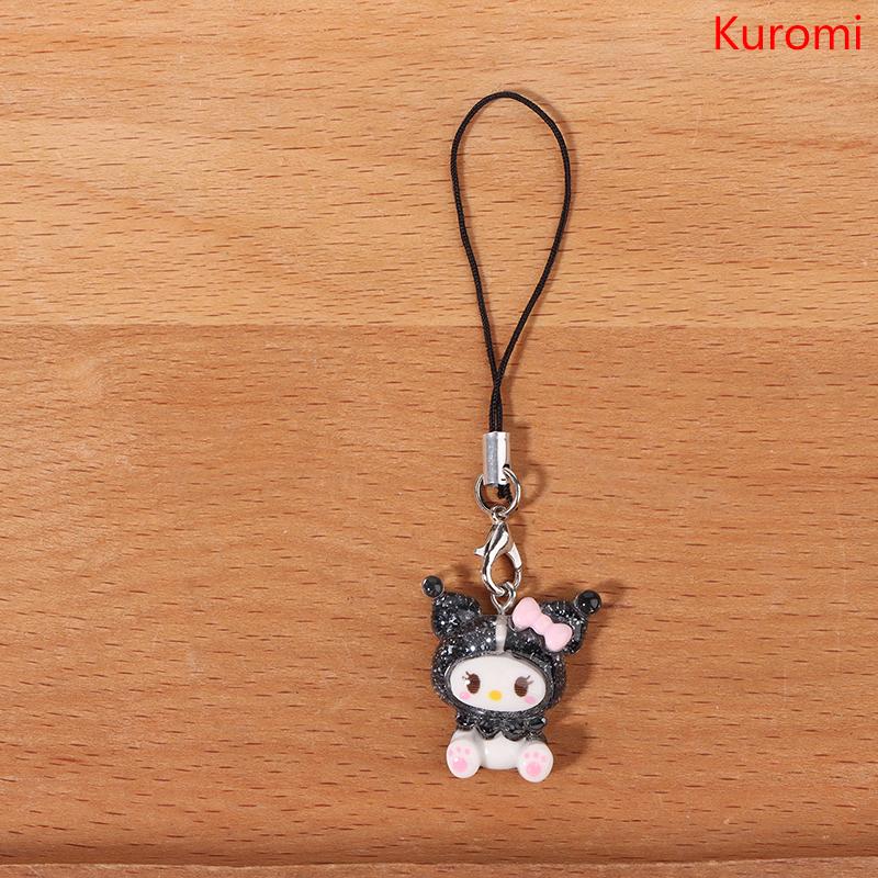 

Подвеска для телефона Sanrio Melody Cinnamoroll Брелок-шнурок Kuromi Сумка-подвеска Hello Kitty Подвесное украшение на веревке