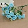 Ornamental 1 Bouquet Simulation Rose No Watering Vivid Bright Color Artificial Flowers Home Beautification