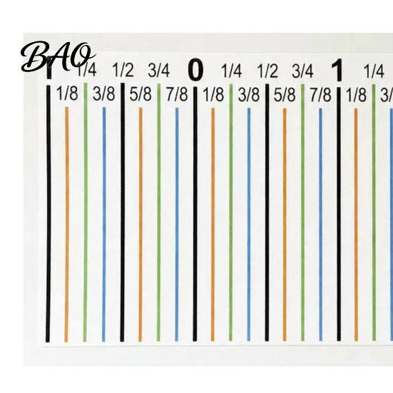 Adhesive Seam Guide Tape Allowance Sticker for Sewing Machine, Beginners Supplies with Scale Marks, Positioning Decal Accurate Stitching Quilting