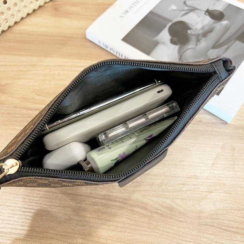 Retro printed shoulder messenger women's bag, a new fashion trend zipper small square bag