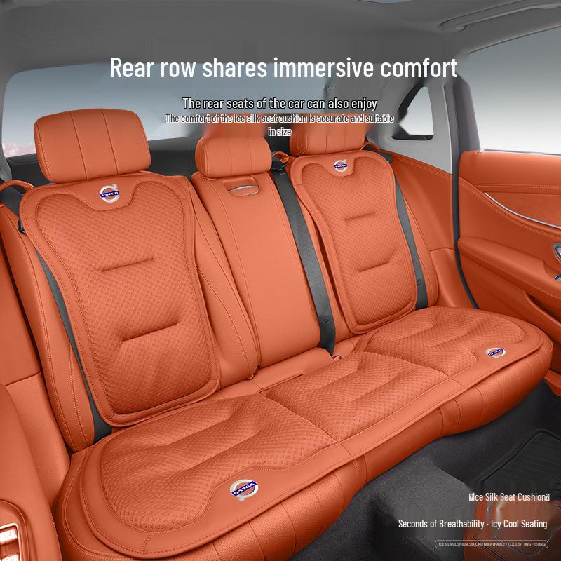 Volvo Summer Ice Silk Seat Cushion for XC60, S60, S90, XC40, XC90, V60 - Breathable Car Seat Cover