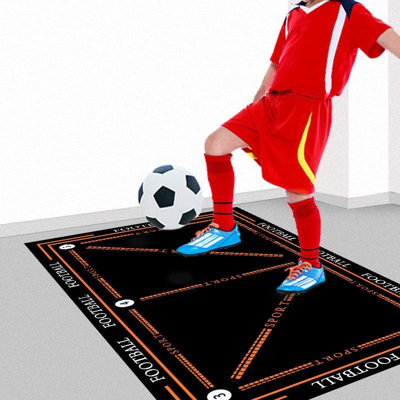Football Footstep Training Print Anti Slip Floor Mat for Home Use Living Rooms Non-slip Decoration Daily Home Antifouling Carpet