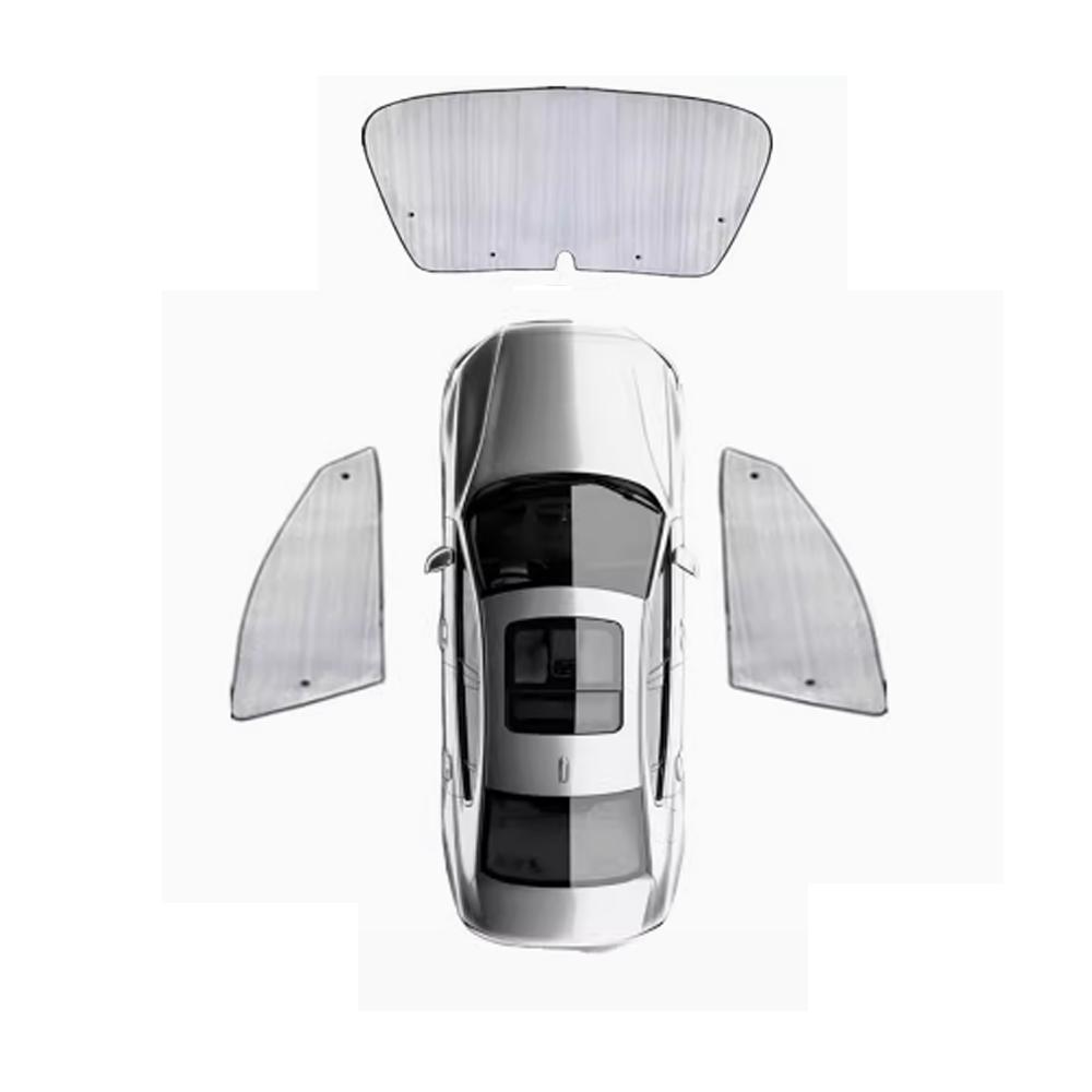 Full Cover Sunshades for Toyota Vitz Yaris RS XP90 2006~2011 Front Window Windshield Curtain Rear Side Sun Visor Mat Accessories