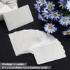 10pcs 304 Stainless Steel Metal Business Cards Blank Laser Engraving Stainless Cards for House Office Customer DIY Gift Plate