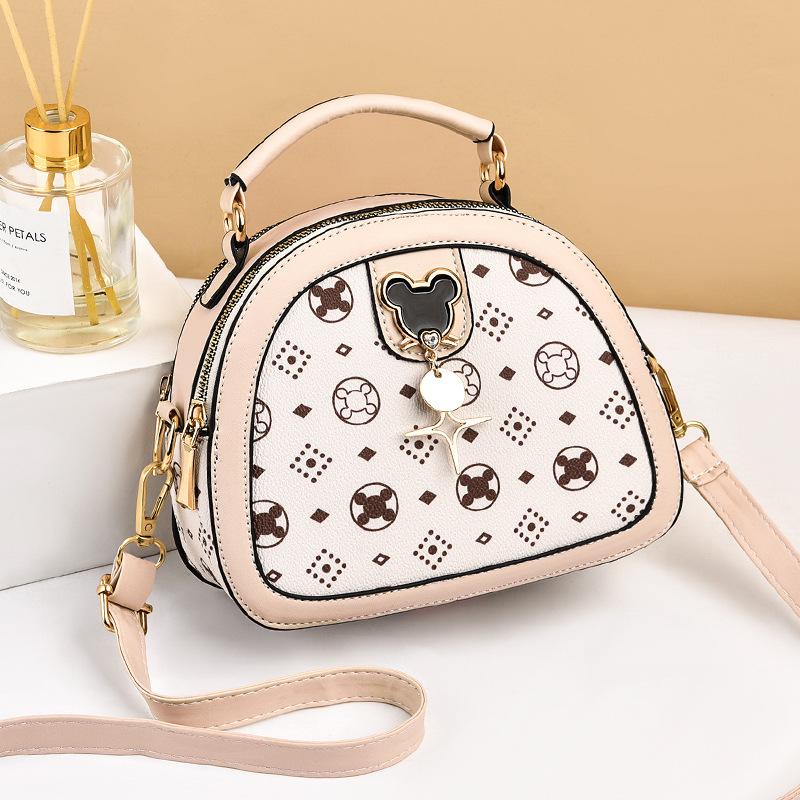 Bag women's bag advanced sense 2025 autumn and winter new trendy shoulder messenger bag fashion small round bag handbag popular women