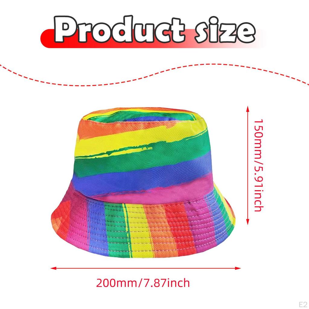 Duhový klobouk typu kbelík Přenosný sluneční na pláž Lov Turistika Venkovní Letní