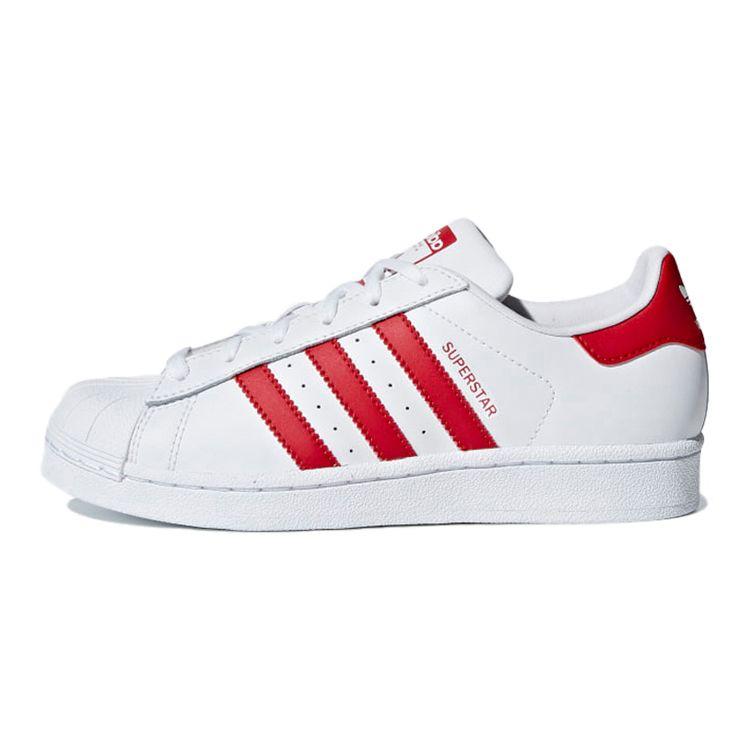 

Детские кроссовки adidas Superstar J White Scarlet Cloud-White CG6609