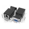 Industrial 9 To RJ45 Converters RS232 To RJ45 Ethernet Converters for Precise Machines and POS Equipment Pvc Housing