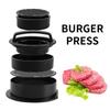 Hamburger Press Meat Pie Press Stuffed Burger Mold Maker with Baking Paper Liners Patty Pastry Tools BBQ Kitchen Accessories