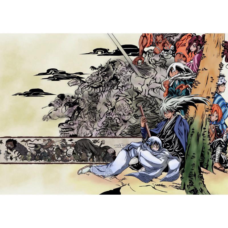 Free Shipping Nura: Rise of the Yokai Clan Anime Poster - Framed Decorative Wall Art for Tea House or Study.