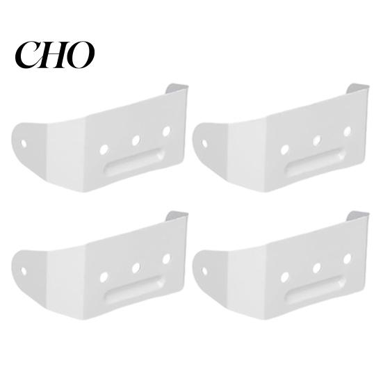 Aluminum Gutter Bracket 4/8Pcs Alloy Downspout Powder Coated Wall Mount Rain Straps 2 X 3 Inch Pipe Clip Hidden Fastener
