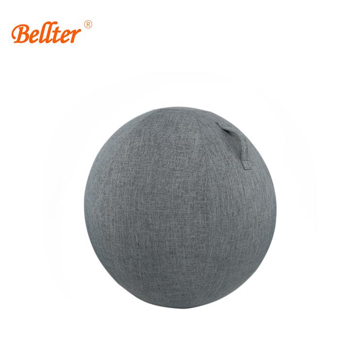Breathable, Anti-Pilling Cotton Linen Yoga Ball Cover, 55cm