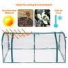 120/180/270cm Outdoor House Canopy Complete Plant Gardening Green with Frame Cover Tunnel New Greenhouse Flower Garden Shed