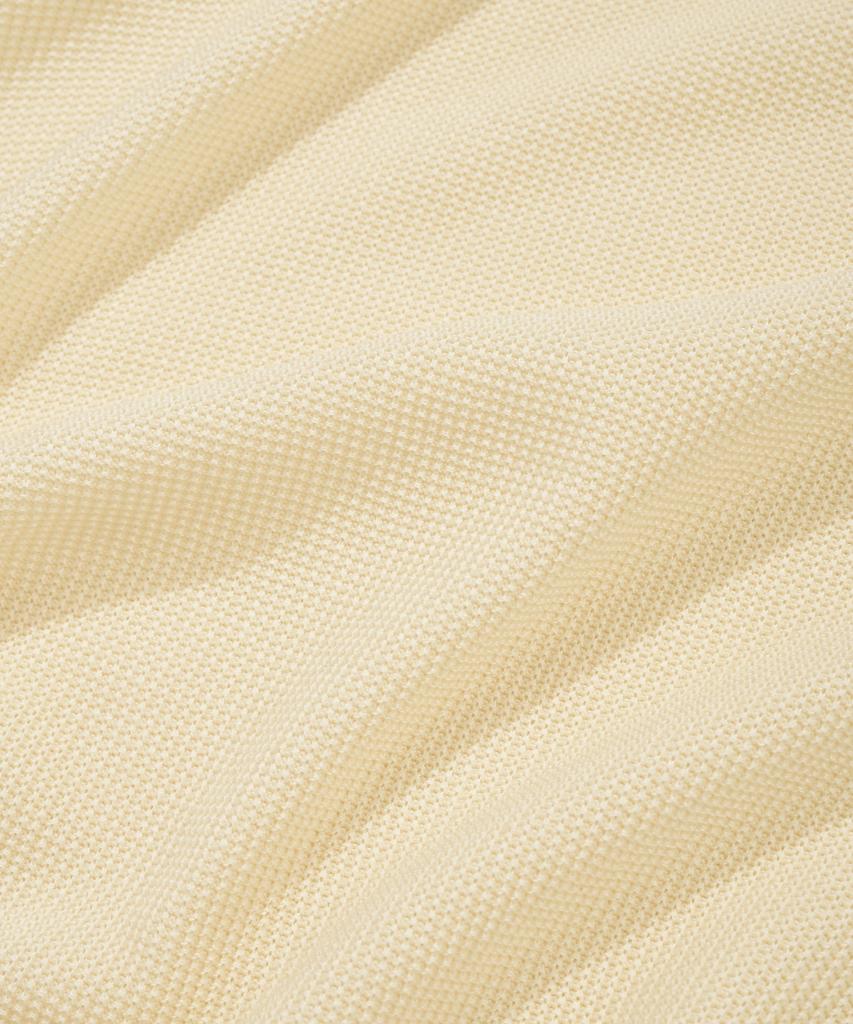 COVERNAT Collared Half Knit Ivory