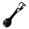 5 In 1 Utility Spork Portable Stainless Fork Spoon Cutlery Multifunctional Bottle Opener Tools Camping Eating Tableware