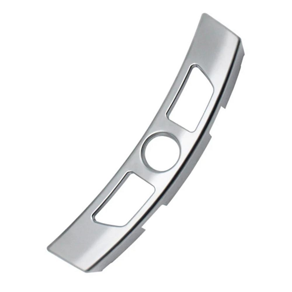 Armrest Lock Trim - For BMW - Silver Chrome Center Console PN: 51169210430