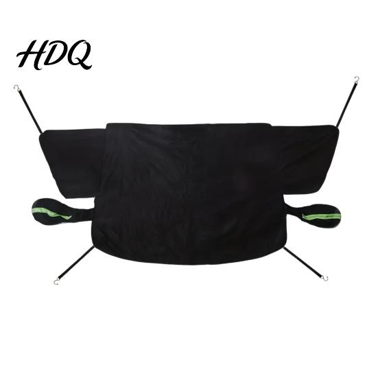 Vehicle Windshield Ice Protector Car Snow Cover Thickened Magnetic Half Cover with Cotton Shield