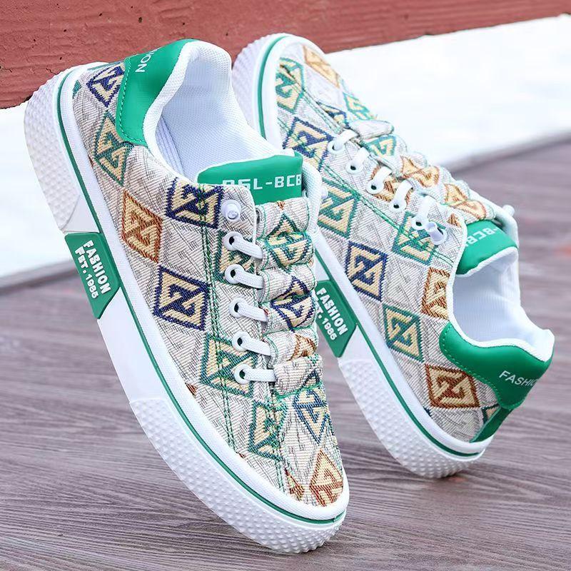 Summer ice silk mesh shoes casual running sports shoes trendy shoes student breathable shoes