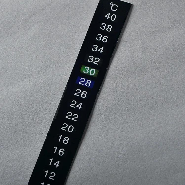 Aquarium Temperaturaufkleber LCD Temperaturmessung 10-40 ℃ Aquarium Wassertemperatur Messpflaster Aquarium Werkzeug