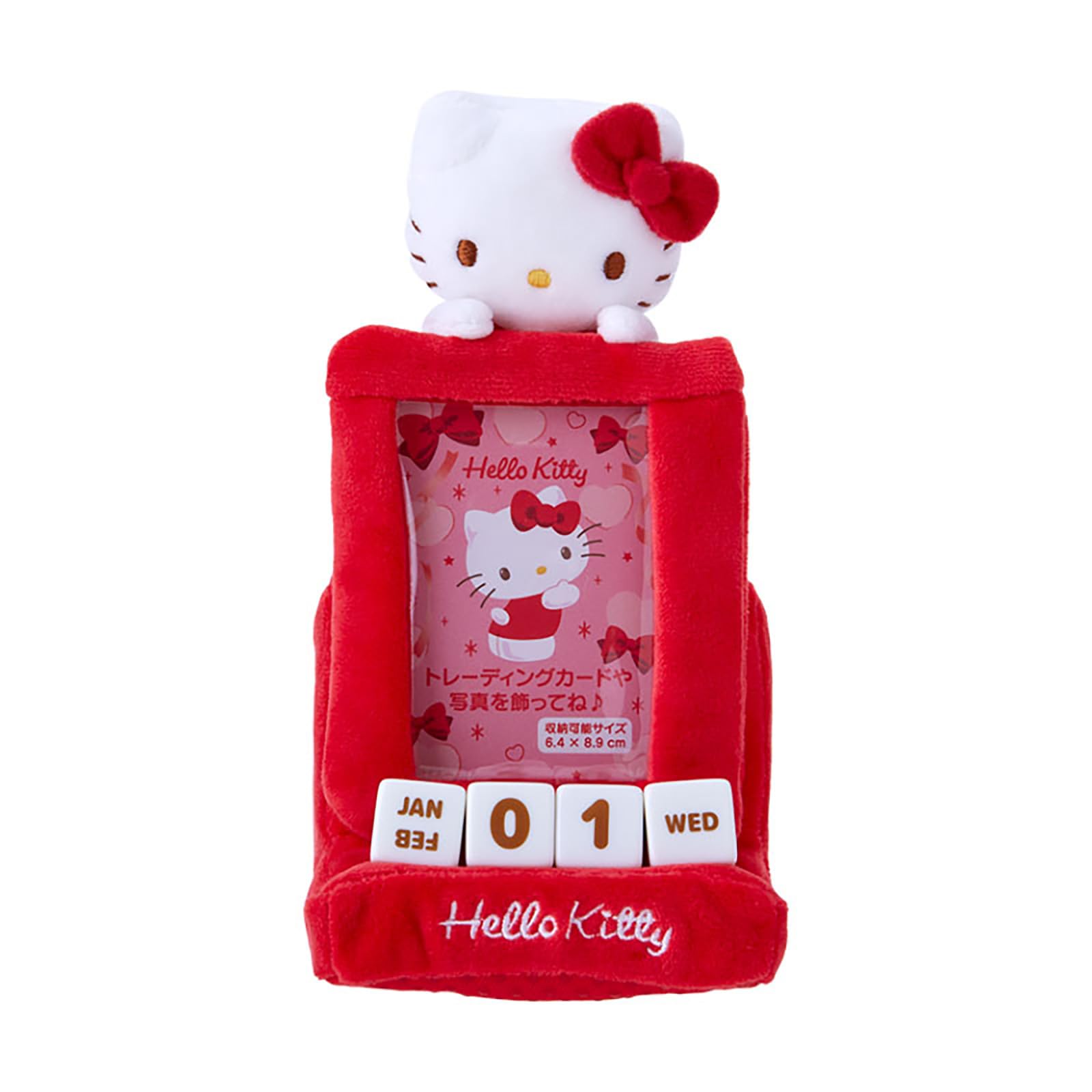 

Мини-плюшевая настольная игрушка Sanrio с вечным календарем Hello Kitty 454532