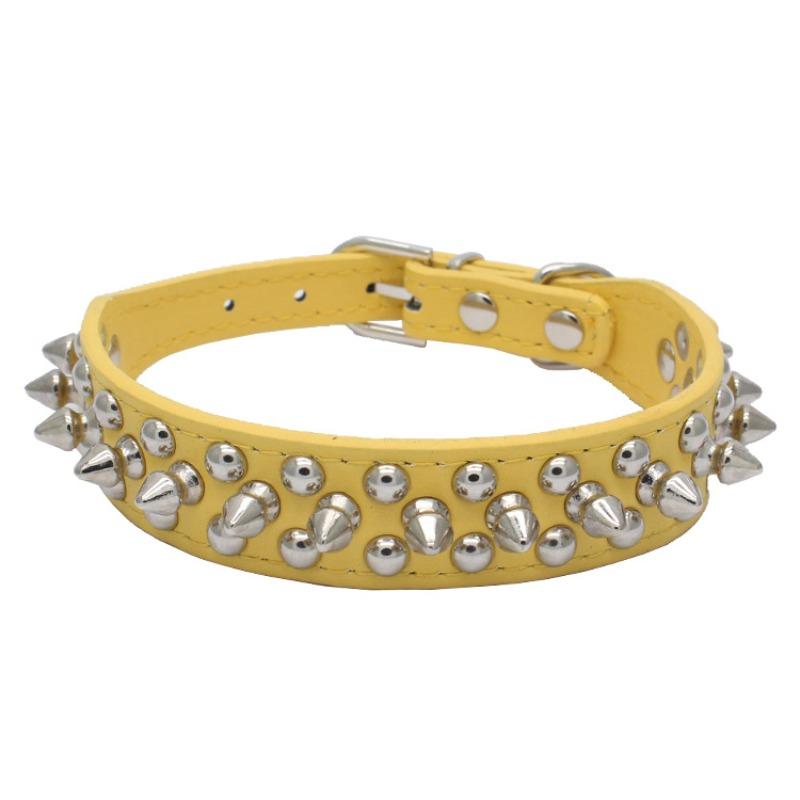 Dog Collar Anti-Bite Rivets Pet Collar Medium Large Bulldog Dog Chain French Bulldog Collar