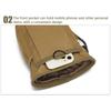 Outdoor 3-5L Nylon Dump Drop Pouch Recycle Waist Pack Bags Accessories Bag Pouches