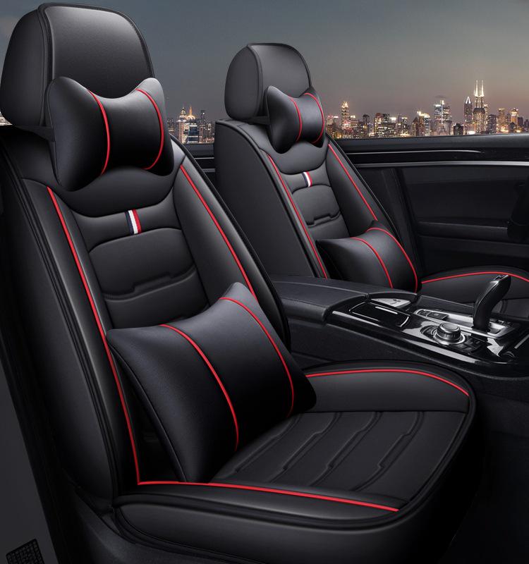 Universal Car Seat Cover - Four Seasons, Full Surround, New Leather Design