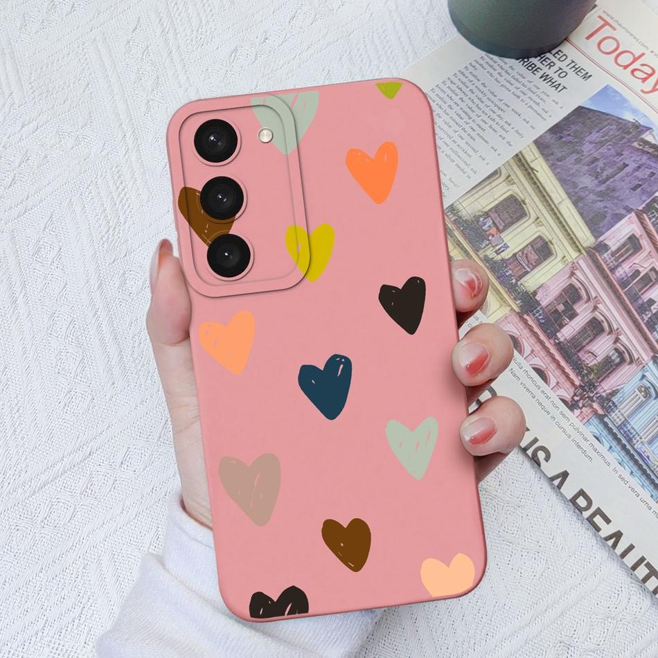 

For Samsung S23 Ultra Plus FE Phone Cases Fashion Camera Protection Original Soft Liquid Silicone Cover For Samsung S 23 Shell Samsung S23 Ultra