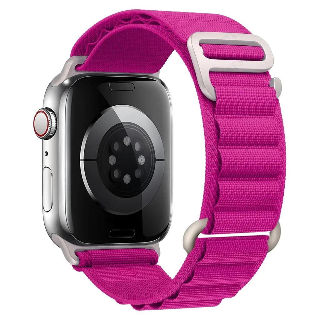 Alpine Strap for Apple Watch Bands 44mm 40mm 49mm 45mm 41mm 38 42mm Nylon Bracelet Iwatch Ultra 2Series 10 9 3 4 5 6 7 8 SE Band