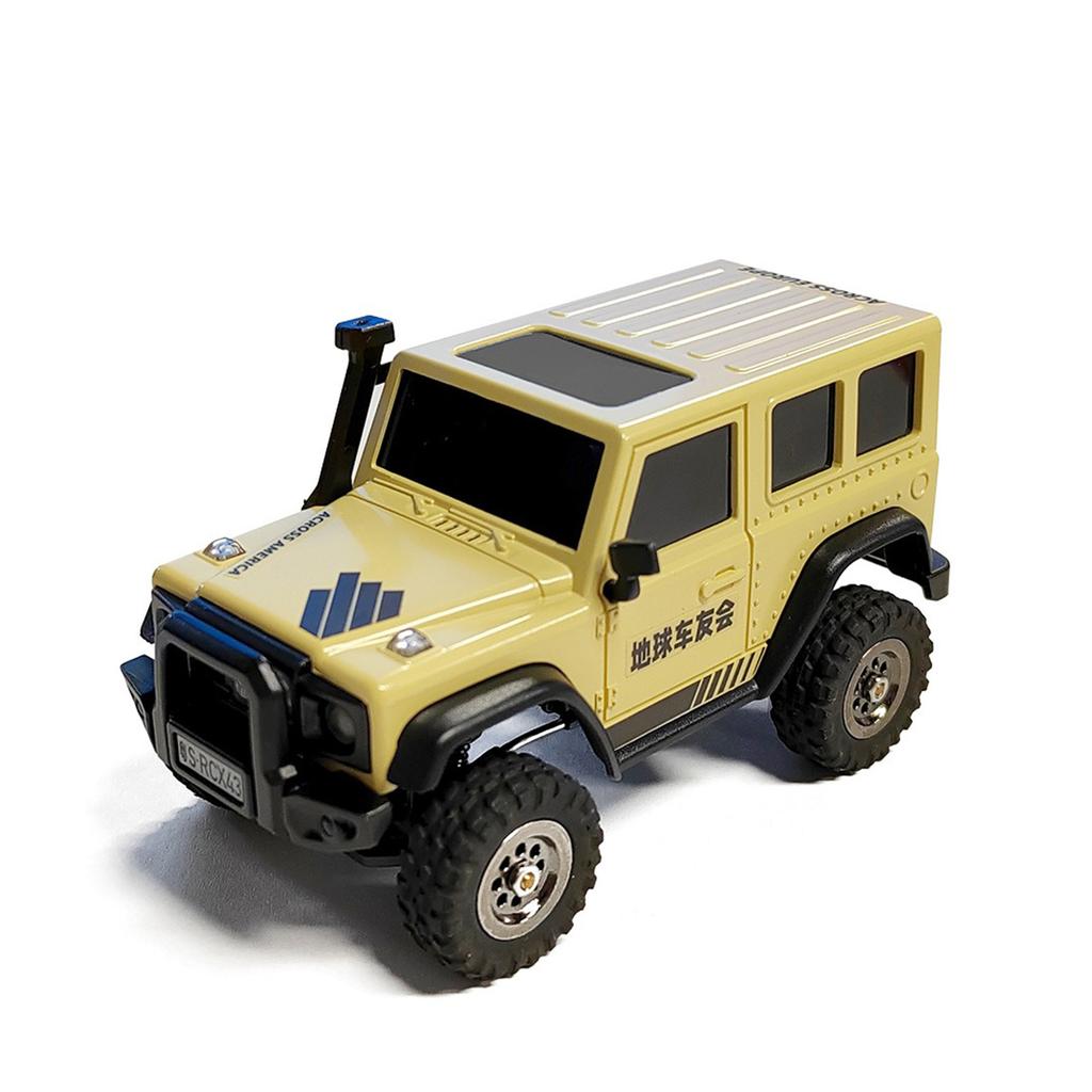 LDARC X43 1:43 Crawler RC Car Simulation Full Time 4WD Climbing Vehicle Toy Desktop Crawler Remote Control Toys RTR Kit Toys