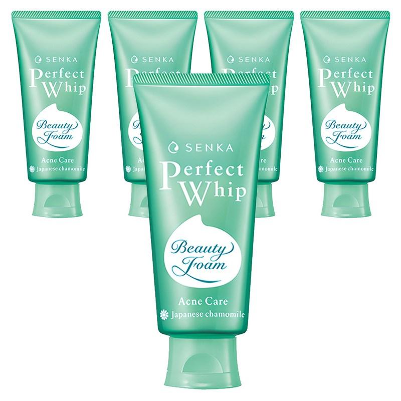 Senka Perfect Whip Acne Care A Reinigungsschaum, 100g, 5 Stück