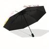 Hello Kitty Theme Automatic Opening and Closing Folding - A Good Choice for Gifts, Fashionable and Convenient Cartoon Umbrella With Cute Cartoon Chara