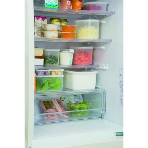 Shinki Gosei Tombo Storage Container for Pickled Rice, 3.3 Liters, Enamel with Water Removal Tool, Odor-Resistant, Odor-Resistant, White, 3.3-inch, 24