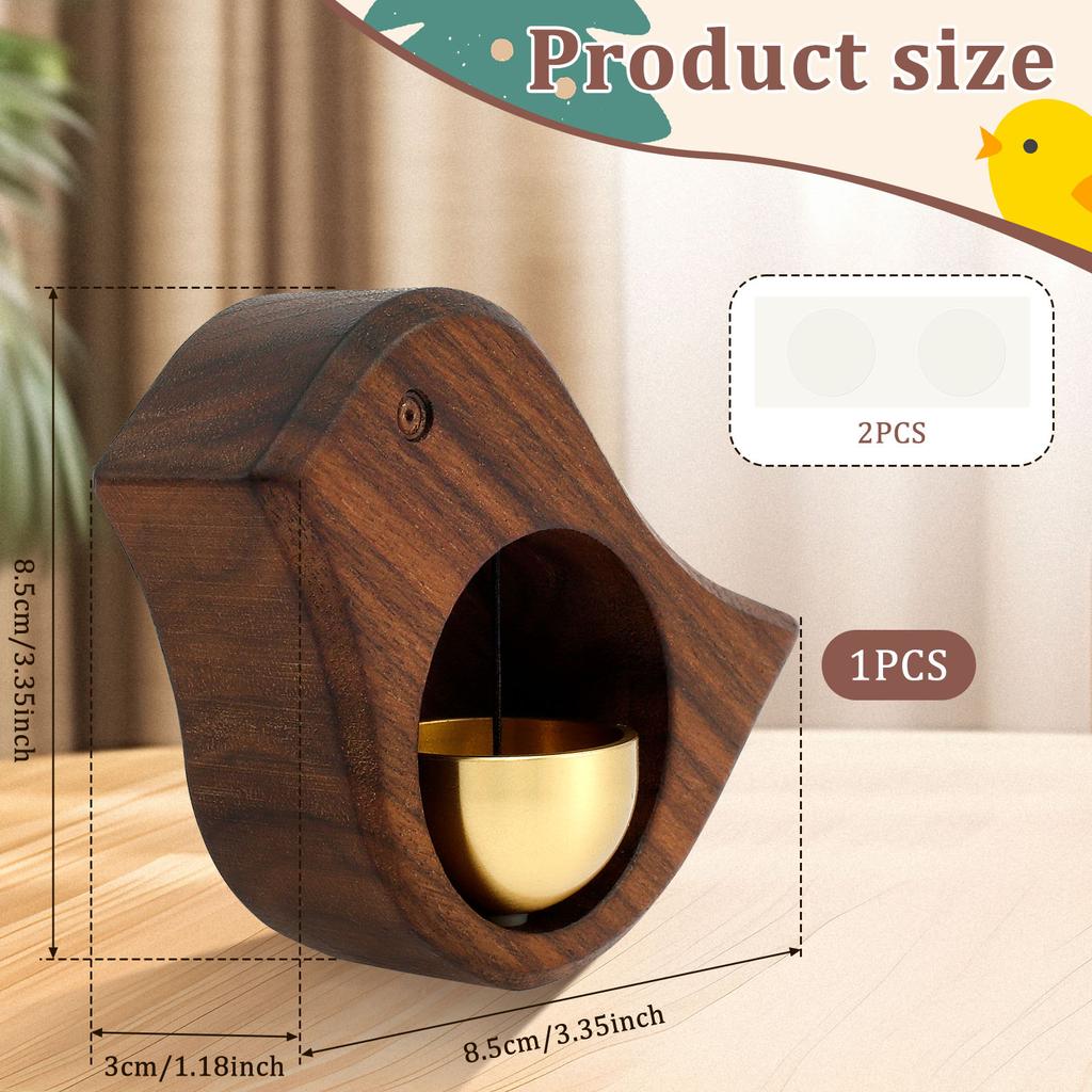 Shopkeepers Bell for Door Opening Bird Shaped Door Chime Magnetic Doorbell Chime Decorative Hanging Doorbell for Doors Windows