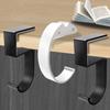 Multifunctional Desktop Hook Organizers Good Quality Aluminum Construction Easy Installation Large Bag Jackets Accessory