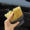 High Density Soft Bristle Car Dust Removal Brush Auto Air Conditioning Vents Interior Brush Ergonomic Handle Cleaning Brush