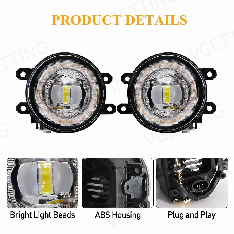 For Toyota Corolla Altis 2014 2015 2016 Fog Lights Lamp LED DRL Daytime Running Assembly Wires Switch Harness Accessories
